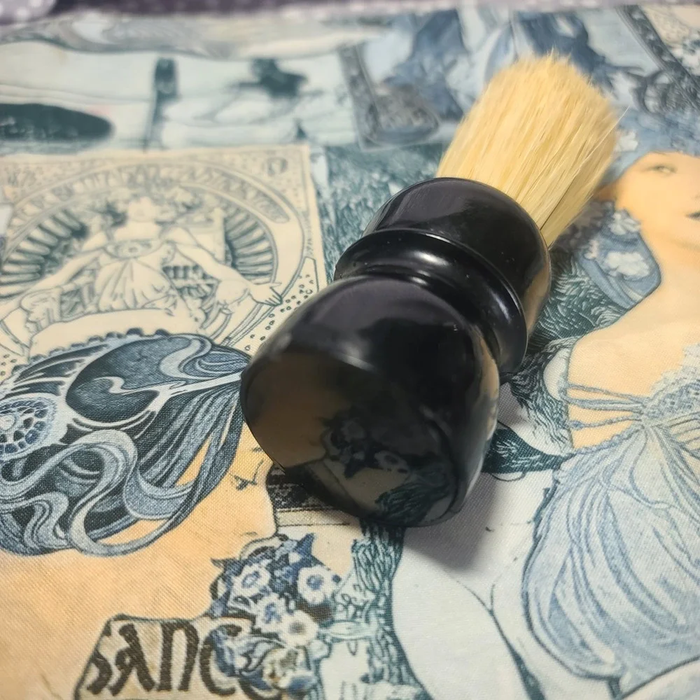 VINTAGE MADE‎ RITE U.S.A. STERILIZED PURE BRISTLE SHAVING BRUSH #5 Vgc Grandpa